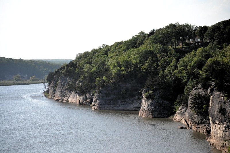 Scenic overlook of the Osage River