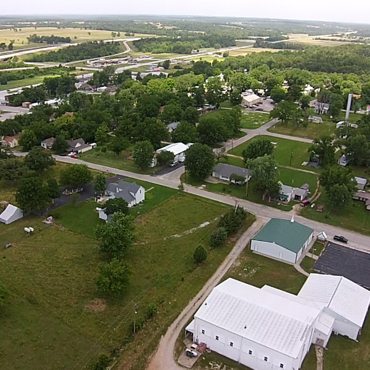 Aerial View of Collins, MO